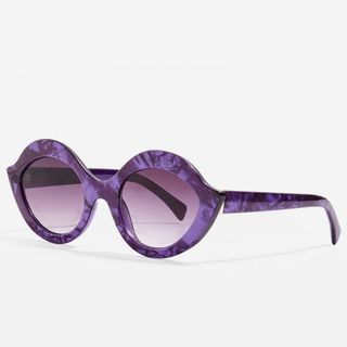 Topshop + Oversized Pout Frame Sunglasses