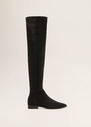 Mango + Flat Over-the-Knee Boots