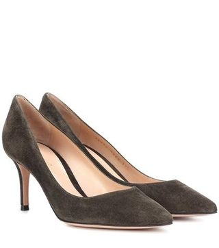 Gianvito Rossi + Gianvito 70 Suede Pumps