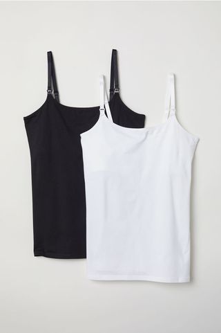 H&M Mama + 2-Pack Nursing Tank Tops