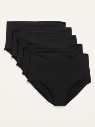 Old Navy + Maternity 5-Pack Supima Cotton-Blend Over-the-Bump Underwear Briefs