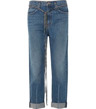 Proenza Schouler + PSWL Canvas-Trimmed Jeans