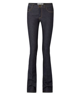 Victoria by Victoria Beckham + Mid-Rise Flared Jeans