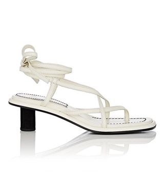 Proenza Schouler + Leather Ankle-Tie Sandals