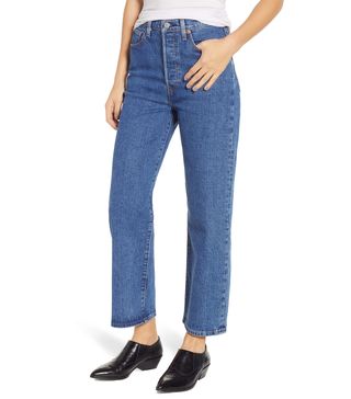 Levi's + Ribcage Super High Waist Straight Leg Jeans