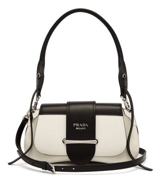 Prada + Sidonie Leather Shoulder Bag