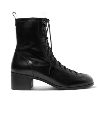 By Far + Bota Leather Ankle Boots