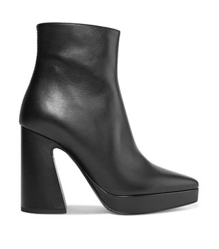 Proenza Schouler + Leather Platform Ankle Boots