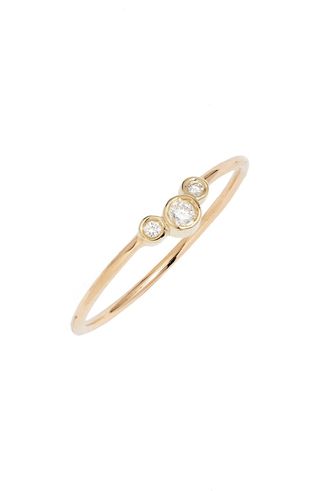 Zoe Chicco + Diamond Cluster Stackable Ring