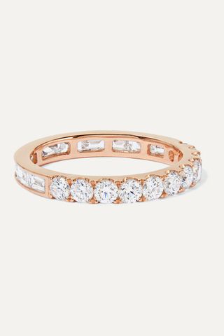 Anita Ko + 18-karat Rose Gold Diamond Ring
