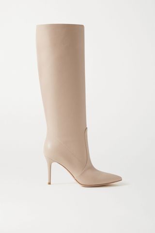 Gianvito Rossi + 85 Leather Knee Boots