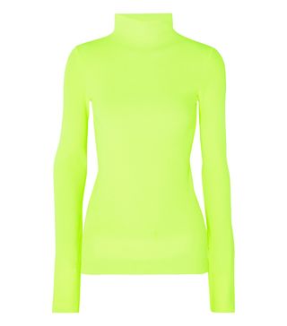Helmut Lang + Neon Ribbed Sweater