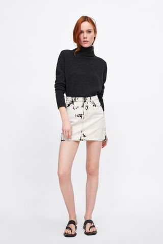 Zara + Z1975 Tie Dye Mini Skirt