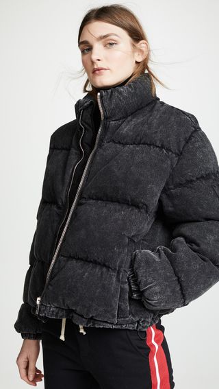 Denim x Alexander Wang + Puffer Jacket