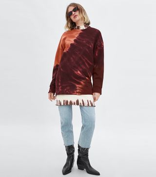 Zara + Tie Dye Sweatshirt