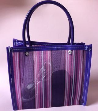 Chivatas + Purple and Pink Stripes Bag