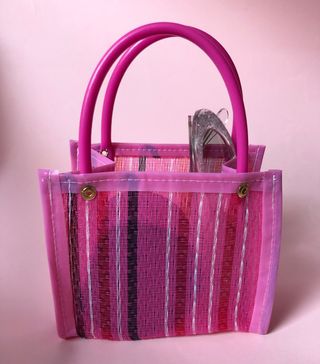 Chivatas + Pink Striped Bag