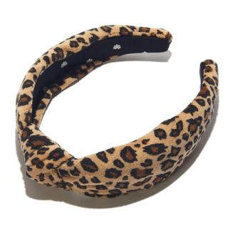 Lele Sadoughi + Leopard Velvet Headband