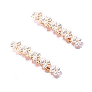 Lesset + 2 Count Pearl Hair Clip