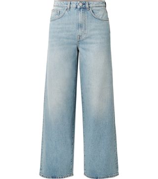 Tôteme + Flair High-Rise Wide-Leg Jeans