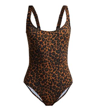 Fisch + Donna Leopard-Print Swimsuit