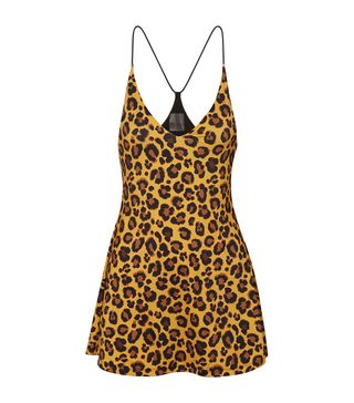 Adam Selman Sport + Leopard-Print Stretch-Jersey Mini Dress