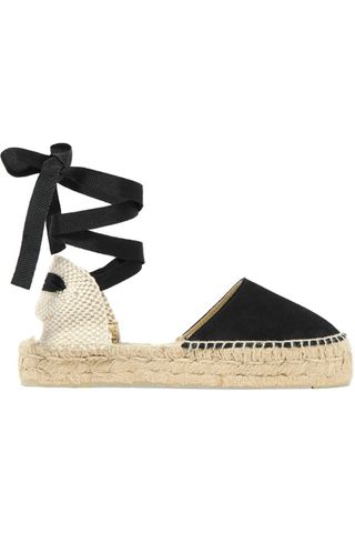 Manedbi + Hamptons Suede Espadrilles