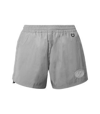 We11done + Appliquéd Reflective Shell Shorts