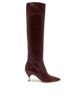 Gabriela Hearst + Gonzalez Over-the-Knee Leather Boots