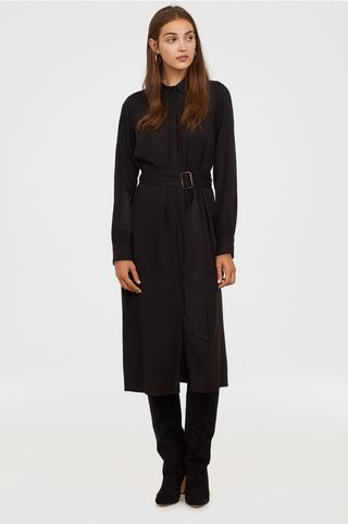 H&M + Calf-Length Dress