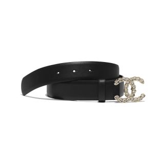Chanel + Calfskin Belt