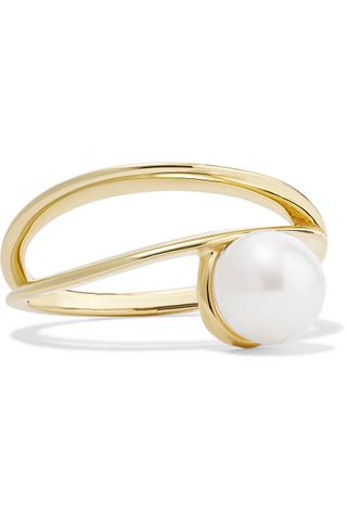 Natasha Schweitzer + 9-Karat Gold Pearl Ring