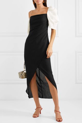 Rejina Pyo + Layla Cold-Shoulder Crepe Midi Dress