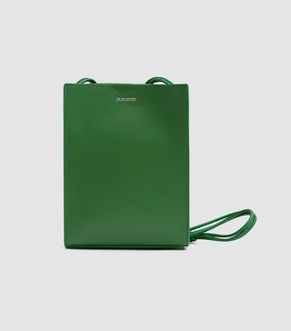 Jil Sander + Small Tangle Bag in Bright Green