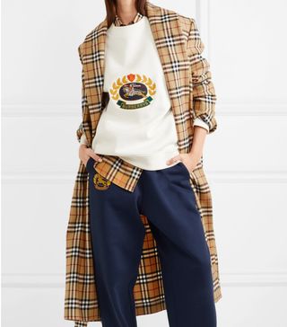 Burberry + Checked Wool Coat
