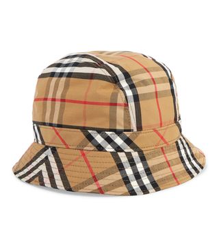 Burberry + Checked Cotton-Canvas Bucket Hat