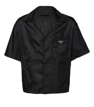 Prada + Logo Short-Sleeve Shirt
