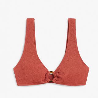 Monki + Shirred Bikini Top