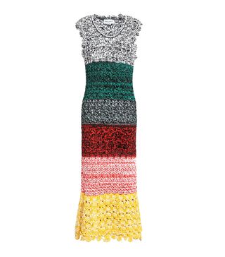 Sonia Rykiel + Pointelle-Knit Midi Dress