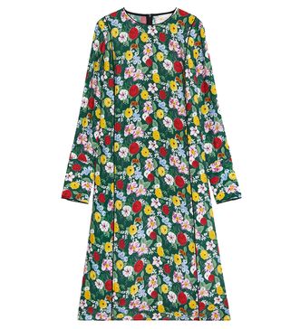 Arket + Floral Cupro Dress