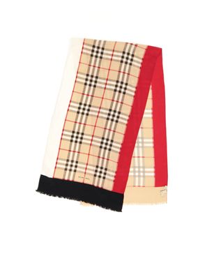 Burberry + Wool & Silk Mixed Vintage Check Scarf