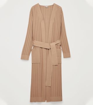 COS + Long Ribbed Knitted Jacket