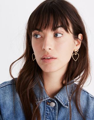 Madewell + Open-Hearted Statement Earrings