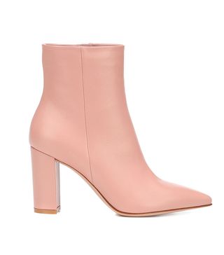 Gianvito Rossi + Piper 85 leather ankle boots