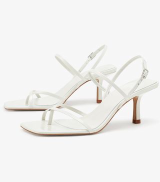 Zara + Mid Heel Sandals