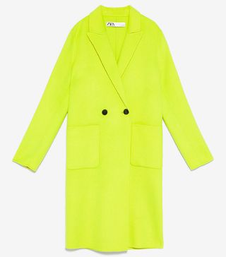 Zara + Fluorescent Menswear Coat