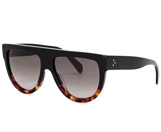 Celine + Black D-Frame Sunglasses