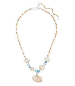 Wald Berlin + Lady Marmalade Gold-Plated, Shell and Pearl Necklace