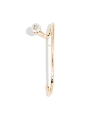 KatKim + 18k Crescendo Flare Freshwater Cultured Pearl Ear Pin