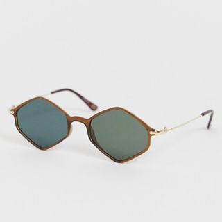 ASOS + Fine Frame Diamond Sunglasses